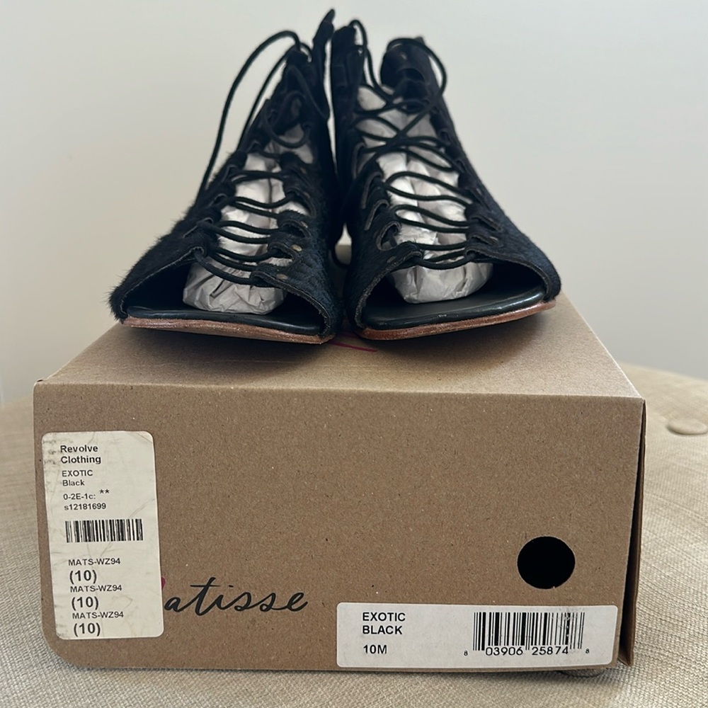 Matisse Exotic Sandals - Black - Women’s Size 10 🖤